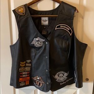 Women’s Plus Size Harley-Davidson Leather Vest